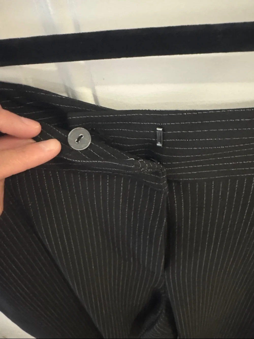 Michael Kors Black Pinstripe Dress Pants - Picture 6 of 9